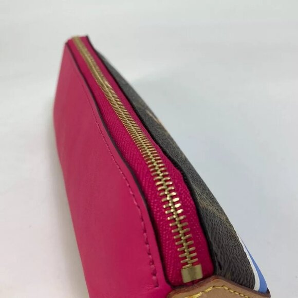 LOUIS VUITTON Monogram Trousse Elizabeth stationery pencil case Brown - Picture 8 of 13